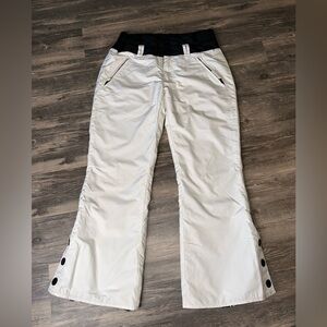 Five Fifty Five Ski Pants Women’s S White Snowboard Pants Insulated Waterproof